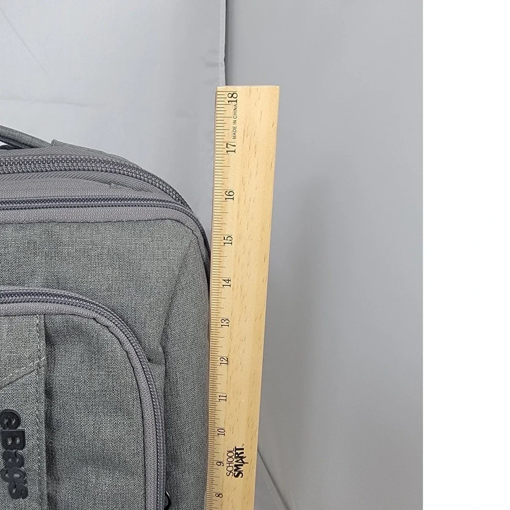 eBags Professional Slim Junior Laptop Backpacks Gray Orange 15.5 Laptop